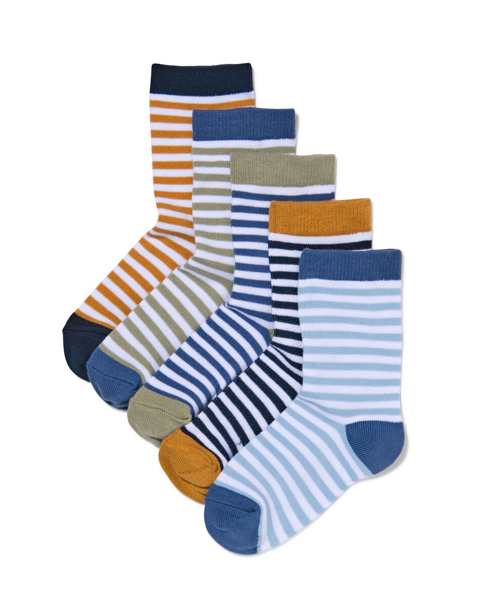auteur evalueren Verantwoordelijk persoon kinder sokken met katoen - 5 paar multi - HEMA