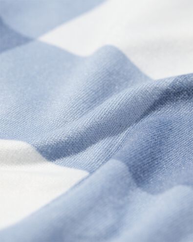 short de pyjama femme micro carreaux bleu moyen bleu moyen - 23460390MIDBLUE - HEMA