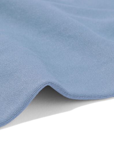 dameshemd naadloos micro middenblauw L - 19680767 - HEMA