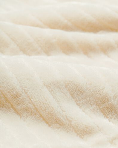 Decke, Fleece/Sherpa, 130 x 150 cm, cremeweiß - 7323065 - HEMA