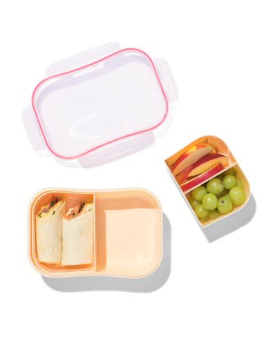 lunch box avec compartiments indépendants rose - 80640075 - HEMA