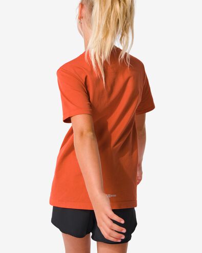 Kinder-Sportshirt, nahtlos orange 134/140 - 36090278 - HEMA