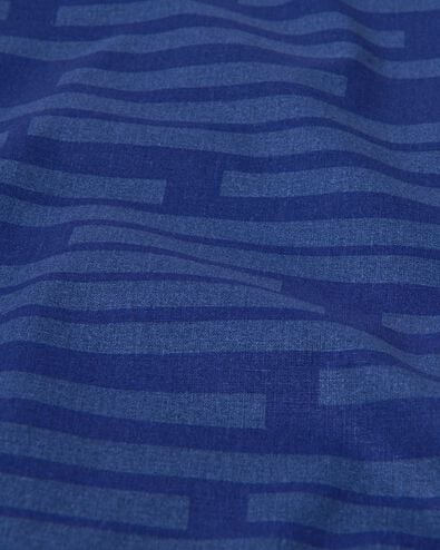 Bettwäsche, Soft Cotton, 200 x 220 cm, Streifen, blau - 5730189 - HEMA