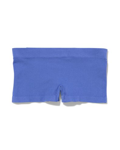 shortie sans coutures femme côtelé bleu cobalt M - 21940828 - HEMA