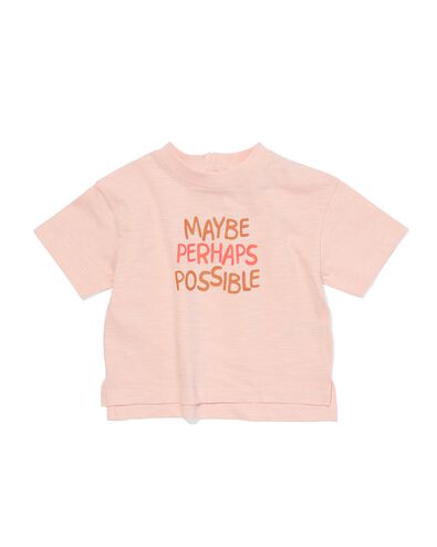 Baby-T-Shirt, Maybe pfirsich 74 - 33103353 - HEMA