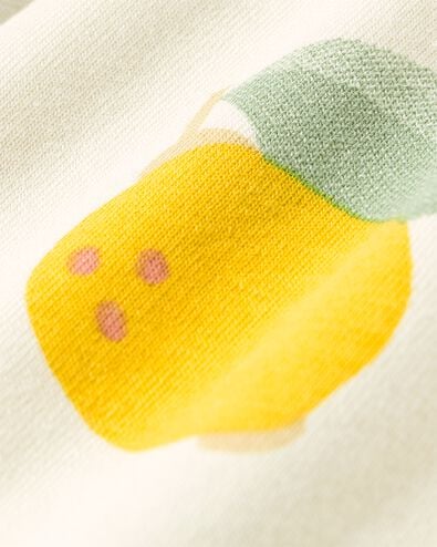 Newborn-Shirt, Zitronen ecru 74 - 33493015 - HEMA