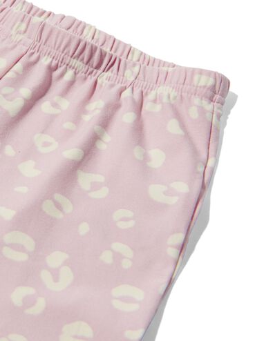 pyjama enfant micro animal lilas 110/116 - 23010483 - HEMA