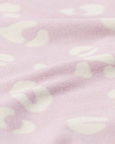 kinder pyjama micro animal lila 98/104 - 23010482 - HEMA
