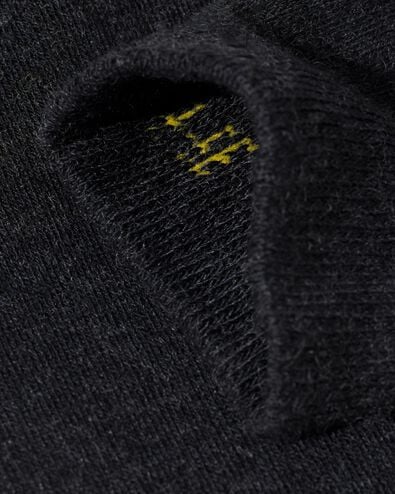 2 paires de chaussettes homme laine noir noir - 4130810BLACK - HEMA