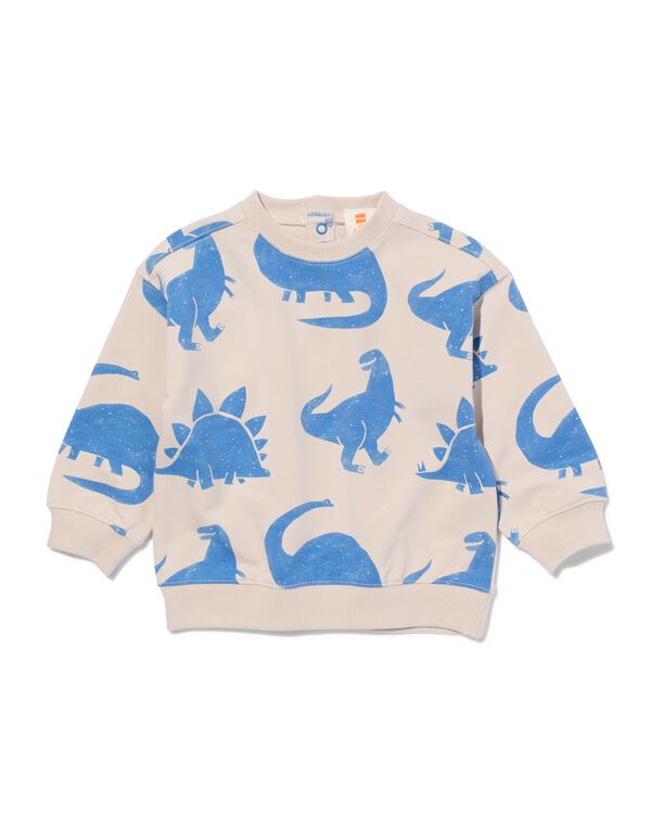 Baby-Pullover Dinosaurier  sandfarben sandfarben - 33112070SAND - HEMA