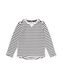t-shirt bébé rayures gris foncé 110/116 - 30787940 - HEMA