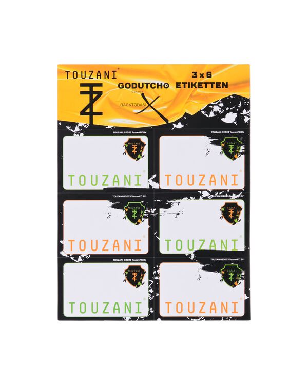 Touzani etiketten - 18 stuks - 14900557 - HEMA