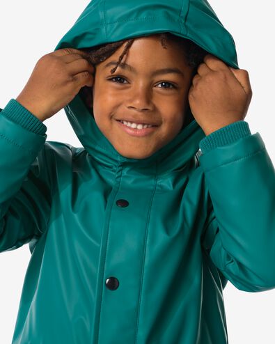 Kinder-Jacke mit Kapuze grün 122/128 - 30784840 - HEMA
