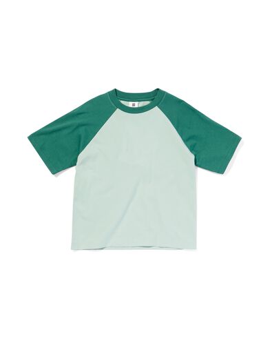 Kindershirt mit Colourblocking-Design hellblau hellblau - 30792110LIGHTBLUE - HEMA