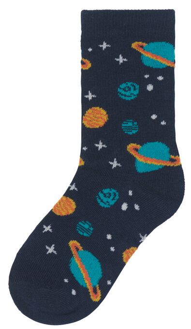Kinder-Socken mit Baumwolle, 5 Paar blau 31/34 - 4360053 - HEMA