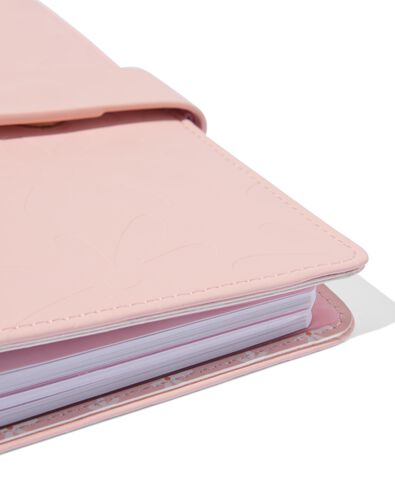 nachfüllbares Notizbuch, rosa, DIN A5, liniert - 14511024 - HEMA