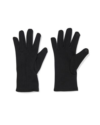 Handschuhe, Touchscreen schwarz S/M - 16460176 - HEMA