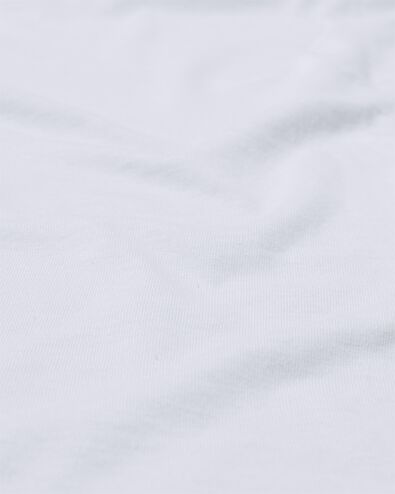 drap-housse pour surmatelas percale 160x200 blanc - 5190134 - HEMA