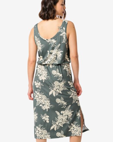 Damen-Kleid Hope, ärmellos, Blätter grün XL - 36267754 - HEMA