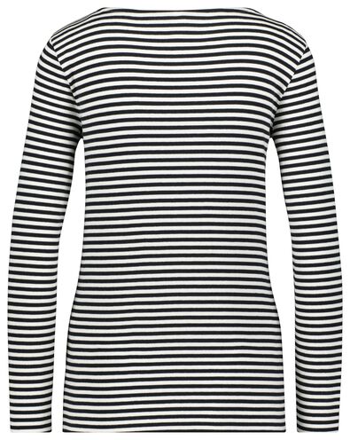 Damen-Shirt, U-Boot-Ausschnitt schwarz XL - 36328369 - HEMA