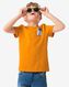 t-shirt enfant palmier marron 134/140 - 30785171 - HEMA
