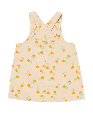 robe en jean avec fleurs pour bébé pêche 86 - 33055655 - HEMA