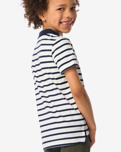 Kinder-Poloshirt, Streifen blau 98/104 - 30784277 - HEMA