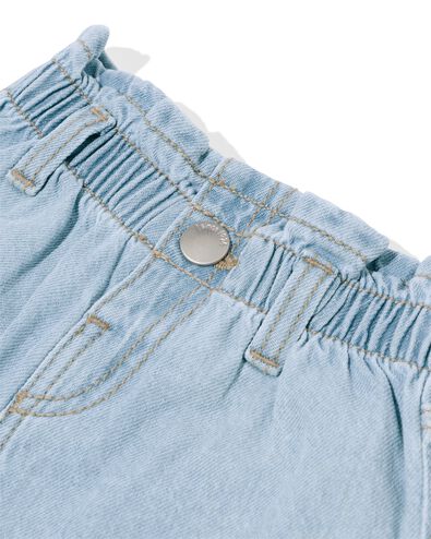 Baby-Paperbag-Shorts, Denim jeansfarben 98 - 33049857 - HEMA
