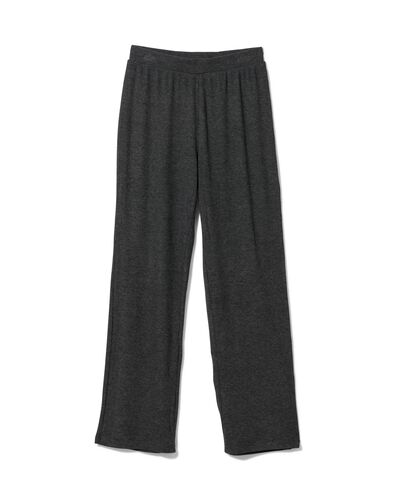pantalon lounge femme côtelé gris foncé XL - 23410254 - HEMA