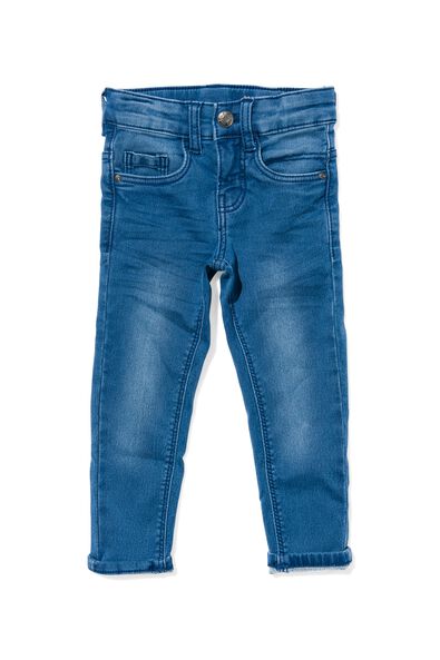 pantalon jogdenim enfant modèle skinny bleu 134 - 30769874 - HEMA