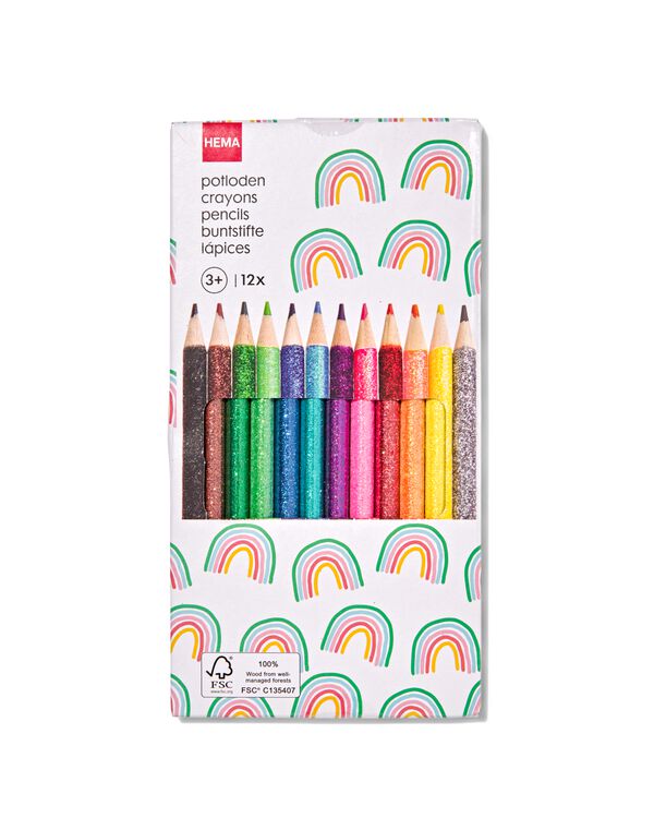 36 crayons de couleur aux couleurs intenses - HEMA