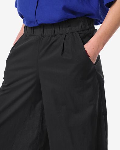 pantalon femme Ilva wide leg noir XL - 36268974 - HEMA