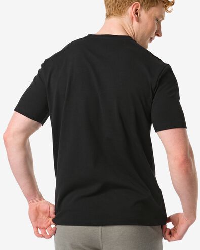 Herren-T-Shirt, Relaxed Fit dunkelgrau M - 2115435 - HEMA