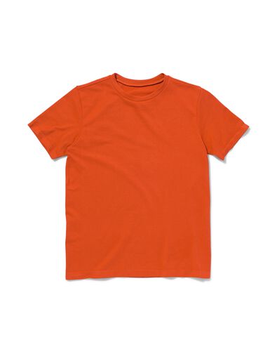 naadloos kinder sportshirt oranje - 36090275ORANGE - HEMA