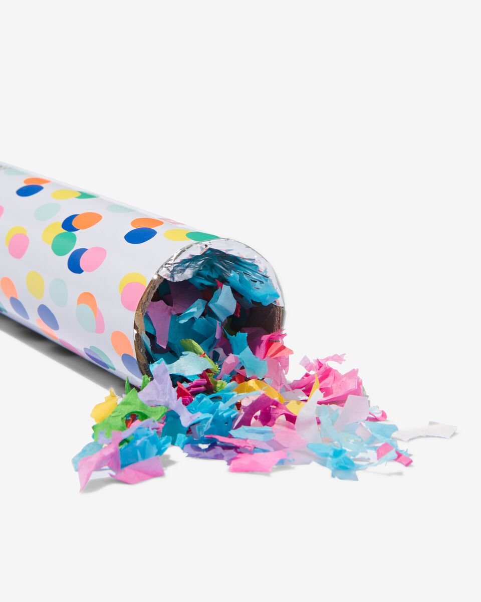 Plenaire sessie verzoek Onvergetelijk papier confetti kanon - HEMA