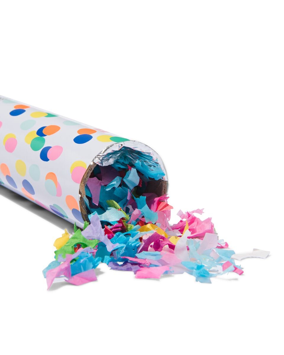 Plenaire sessie verzoek Onvergetelijk papier confetti kanon - HEMA