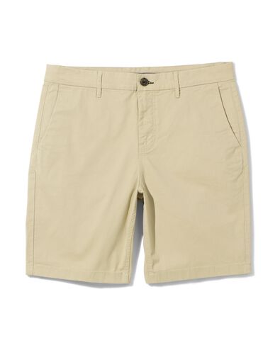 heren chino short lichtgroen 30 - 2114431 - HEMA