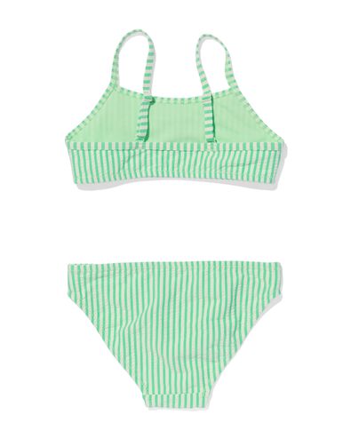bikini enfant avec rayures vert 146/152 - 22299632 - HEMA