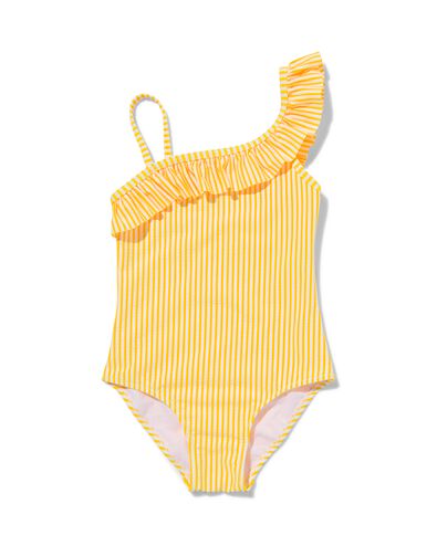 Kinder-Badeanzug, asymmetrisch gelb 86/92 - 22263031 - HEMA