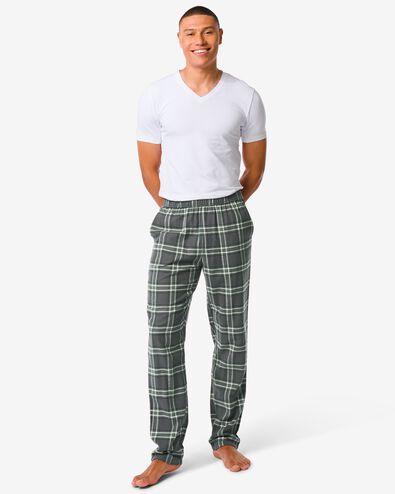 pantalon de pyjama homme à carreaux flanelle - 23692741 - HEMA