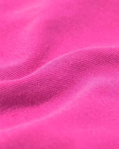 shortie haut en coton stretch pour femme rose vif XL - 19610050 - HEMA