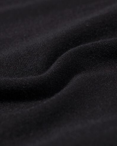 Damen-Pyjamashirt, Viskose schwarz L - 23450183 - HEMA