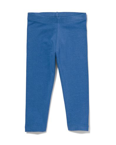 kinder legging capri blauw 146/152 - 30893974 - HEMA