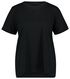 Damen-T-Shirt schwarz S - 36394781 - HEMA