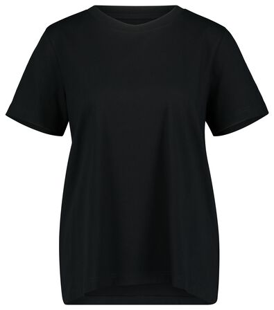 Damen-T-Shirt schwarz M - 36394782 - HEMA
