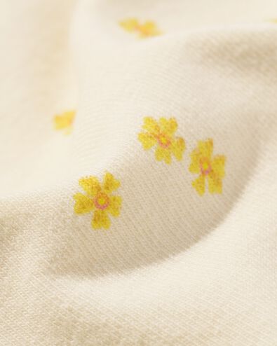 ensemble de vêtements t-shirt et short nouveau-né fleurs jaune pâle 62 - 33498713 - HEMA