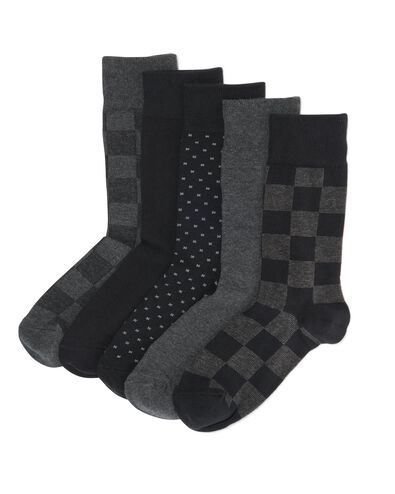 heren sokken met katoen - 5 paar - 4130716 - HEMA