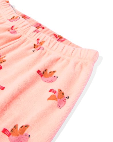 kinderpyjama velours vogel - 23070542 - HEMA