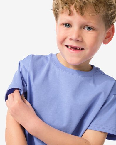 t-shirt enfant violet 110/116 - 30791540 - HEMA