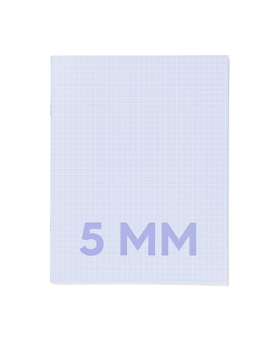 3er-Pack Hefte, blau, DIN A5, kariert (5 x 5 mm) - 14120220 - HEMA
